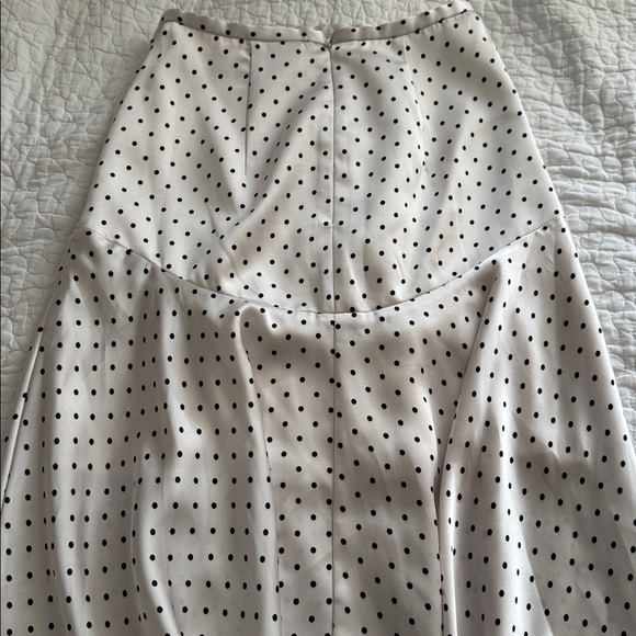 Acler Black and White Polka Dot Pencil Skirt - Picture 5 of 6